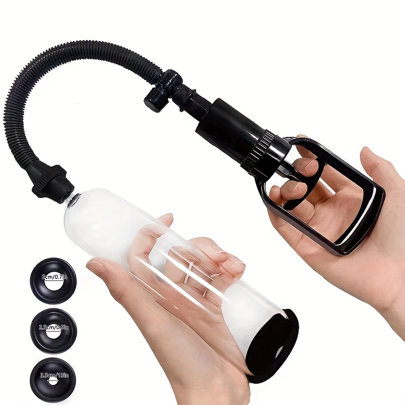 Male Penis Stretching Trainer, Manual Vacuum Penis Exerciser